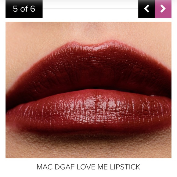 MAC lipstick in “DGAF”. Lovely shade of brown with some sheen to it. Brand new! - Picture 9 of 10